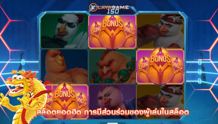 สล็อตยอดฮิต การมีส่วนร่วมของผู้เล่นในสล็อต