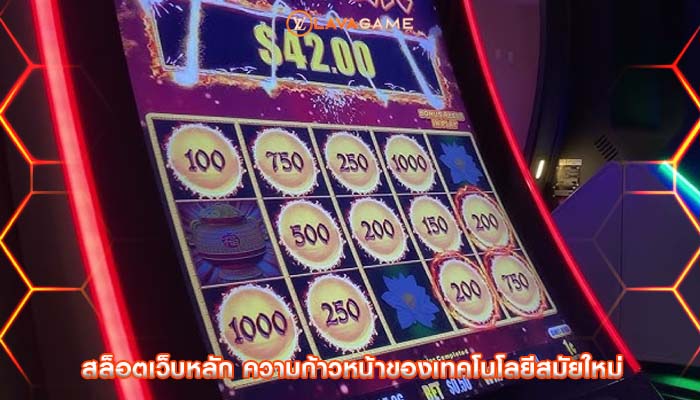 สล็อตเว็บหลัก ความก้าวหน้าของเทคโนโลยีสมัยใหม่