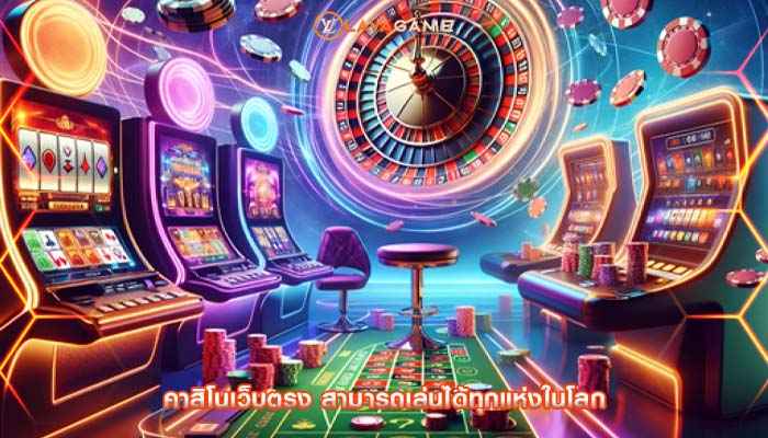 คาสิโนเว็บตรง สามารถเล่นได้ทุกแห่งในโลก