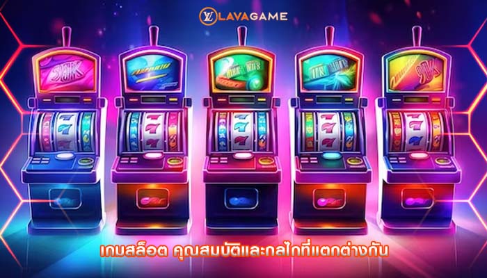 เกมสล็อต คุณสมบัติและกลไกที่แตกต่างกัน