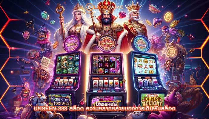unseen 888 สล็อต ความหลากหลายของการเดิมพันสล็อต