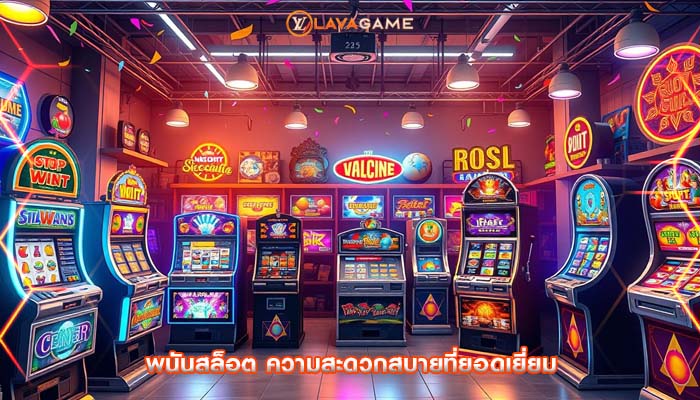 พนันสล็อต ความสะดวกสบายที่ยอดเยี่ยม