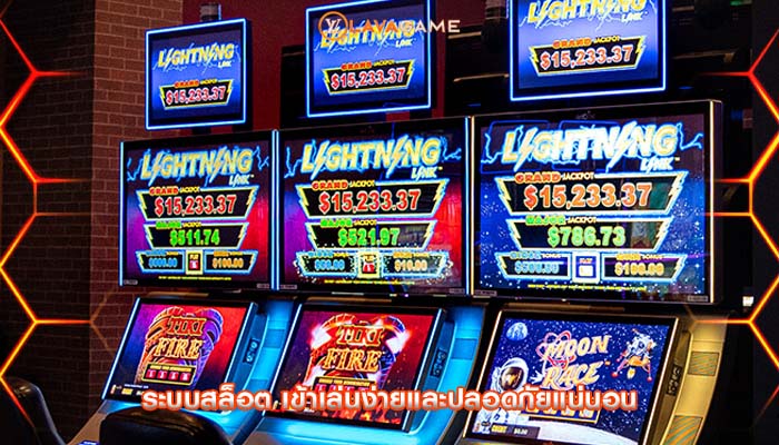 ระบบสล็อต เข้าเล่นง่ายและปลอดภัยแน่นอน