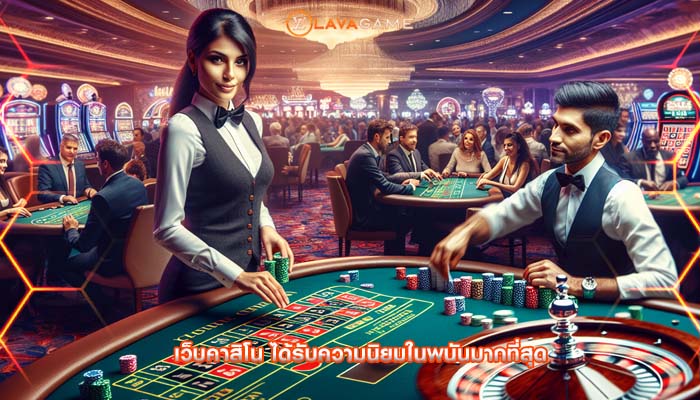 เว็บคาสิโน ได้รับความนิยมในพนันมากที่สุด