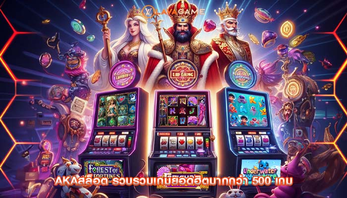 akaสล็อต รวบรวมเกมยอดฮิตมากกว่า 500 เกม