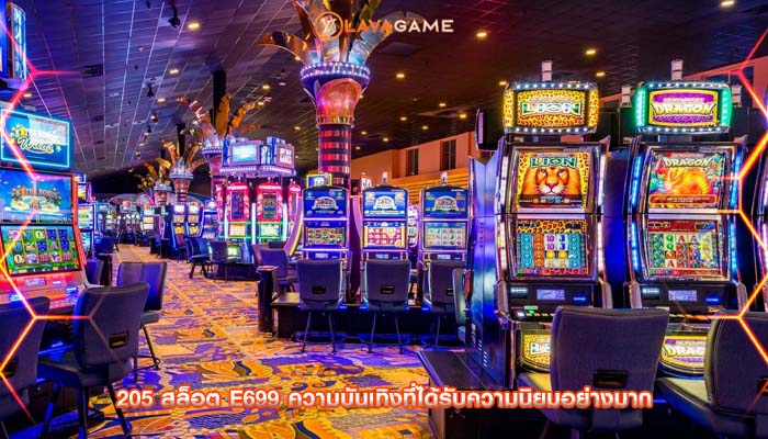 205 สล็อต e699 ความบันเทิงที่ได้รับความนิยมอย่างมาก