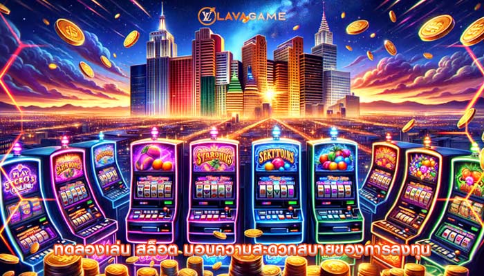 ทดลองเล่น สล็อต มอบความสะดวกสบายของการลงทุน