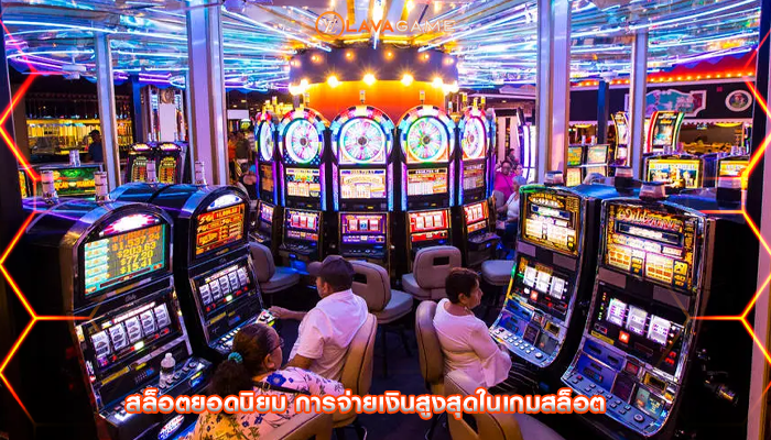 สล็อตยอดนิยม การจ่ายเงินสูงสุดในเกมสล็อต